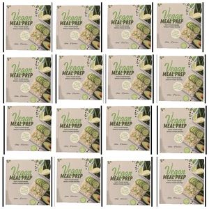 16 copies hardcover vegan meal prep book